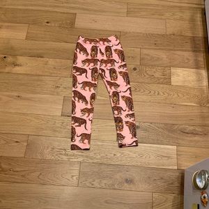 Girls fleece lined leggings